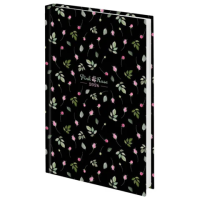 Ежедневник датированный 2026 145х215 мм, А5, STAFF, ламинированная обложка, 'Flower pattern', 117327