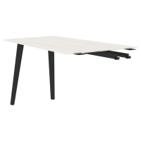 Брифинг-приставка JB 1497 Ясень белый/Антрацит 1400х900/700х750 JAY