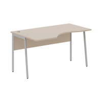 Стол прямой СА-2P(L) Мокачино/Алюминий 1600х900х755 IMAGO PLUS
