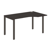 Стол эргономичный XS6CET 149(R) Дуб Юкон Модерн/Антрацит 1400х900х750 XTEN-S60