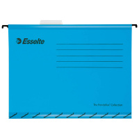 Папка подвесная Esselte Pendaflex Plus Foolscap синяя, А4, 210г/м2, картон
