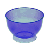 Креманка одноразовая Ди-Пласт Кристалл 200мл, синяя, 16шт/уп