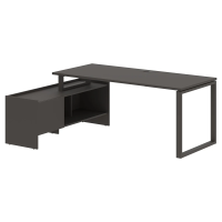 Стол с тумбой EQCT 19814 Мокко/Мокко 1960х1400х750 EDIS