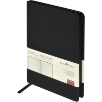 Ежедневник недатированный А5 MEGAPOLIS COLOR иск.кожа ЧЕРНЫЙ 3-753/04