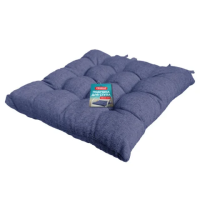 Подушка на стул 'РОГОЖКА', 40x40 см, полиэстер, синяя, PRIMILA (ПРИМИЛА) LUX, 700503