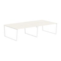 Стол 4-х местный EVWST 3116 Ясень Траун/Белый 3126х1606х750 EDIS