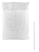 Трубочки для коктейля Континентпак прозрачные пластиковые 12 мм 21см, 250шт