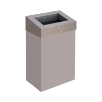 Мусорное ведро Merida Stella R KSA107.R, 12л, металлическое, Anti Finger, с конусным отверстием