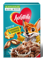 Готовый завтрак Любятово Подушечки с банановой начинкой, 220г