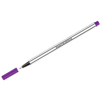 Ручка капиллярная Luxor Fine Writer 045 фиолетовая, 0.45мм, белый корпус