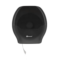 Диспенсер для туалетной бумаги в рулонах Merida Harmony BHC101, черный, пластик, Макси