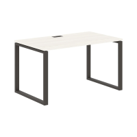 Стол прямой EQST 1380 Ясень Траун/Мокко 1360х800х750 EDIS