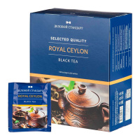 Чай Деловой Стандарт Roayl Ceylon, черный, 100 пакетиков