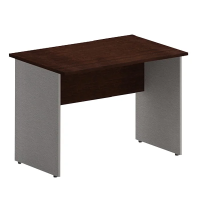 Стол прямой Skyland Imago СП-4, венге-магия/металлик, 1600х720х755мм