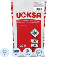 Антигололёдный реагент Uoksa Актив до -30°C, 20кг, мешок