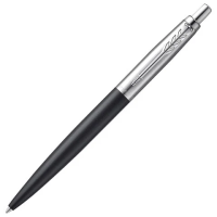 Шариковые ручки класса Люкс Parker Jotter XL синяя, 1мм, черный матовый лак, сталь