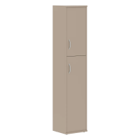 Шкаф колонка с глухой малой и средней дверьми СУ-1.8(R) Мокачино 406х365х1975 IMAGO