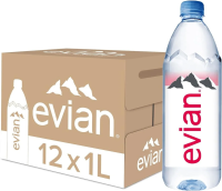Вода Evian минеральная негазированная, 1л