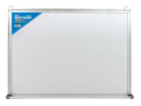 Доска магнитно-маркерная Deli E7817 90х120см, лаковая, белая, алюминиевая рама