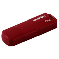 Память Smart Buy 'Clue'  8GB, USB 2.0 Flash Drive, бордовый