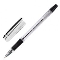 Ручка шариковая Brauberg i-Rite GT черная, 0.35мм, прозрачный корпус