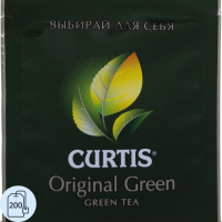 Чай Curtis для сегмента HoReCa Original Green Tea, зеленый, 200 пакетиков