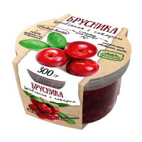 Брусника Егорьевские традиции дробленая с сахаром, 300г
