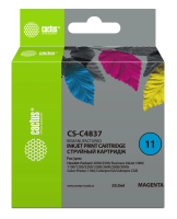 Картридж струйный Cactus CS-C4837 №11, 29мл, пурпурный