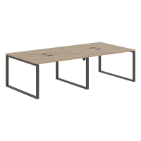 Стол 4-х местный EQWST 2713 Дуб Денвер светлый/Мокко 2726х1346х750 EDIS