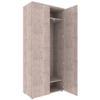 Шкаф для одежды Skyland Xten Дуб Сонома, 856х432х1955мм, двухдверный