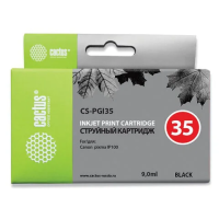 Картридж струйный Cactus CS-PGI35 черный