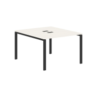 Стол 2-х местный EUWST 1113 Ясень Траун/Черный 1160х1346х750 EDIS