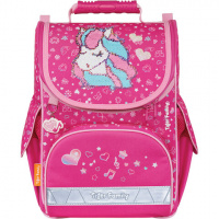 Ранец TIGER FAMILY для начальной школы, Nature Quest, 'Musical Pony' (Pink), 35х31х19 см, 270208