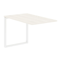 Брифинг-приставка EQB 1167 Ясень Траун/Белый 1160х670х750 EDIS