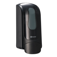 Диспенсер для мыла наливной Merida One Slim DEC002, черный, пластик, 1л