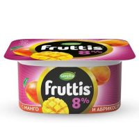 Йогурт Fruttis Суперэкстра лесные ягоды-абрикос-манго, 8%, 115г