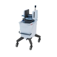 Одноведерная система с вертикальным отжимом Vileda Professional Vileda УльтраСпид 25л, на колесах, без ручки, 516546/127935