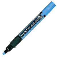 Маркер меловой Pentel SMW26 синий, 2-4мм, пулевидный/скошенный наконечник, двухсторонний