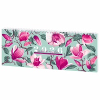 Планинг датированный 2026 285х112 мм, STAFF, гребень, картонная обложка, 64 л., 'Сад магнолий', 1173