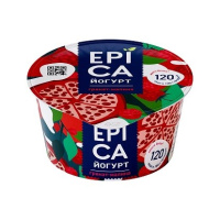 Йогурт Epica гранат-малина, 4.8%, 130г