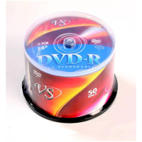 Диск DVD-R Vs 4.7Gb, 16x, Cake Box, 50шт/уп