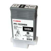 Картридж струйный Canon PFI-102MBK, черный матовый