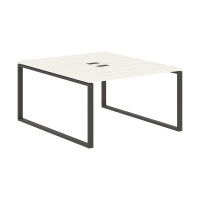 Стол 2-х местный EQWST 1316 Ясень Траун/Мокко 1360х1606х750 EDIS