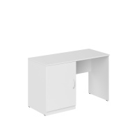 Стол с тумбой под холодильник KTFD 1255(L) Белый 1200х550х750