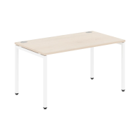 Стол прямой XSST 148 Бук Тиара/Белый 1400х800х750 XTEN-S