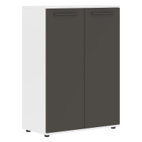 Шкаф средний широкий EMCS 85.1 Мокко/Мокко/Белый 852х430х1199 EDIS