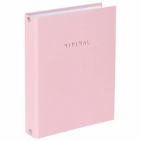 Тетрадь на кольцах А5 175х215 мм, 120 л., твердый картон, матовая ламинация, клетка, BRAUBERG 'Minim