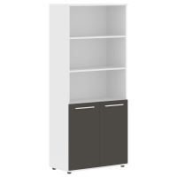 Шкаф высокий широкий EHCS 85.5 Мокко/Белый/Белый 852х430х1967 EDIS