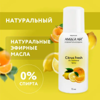 Освежитель воздуха Amber Air А1 Цитрусовый фреш, 75мл