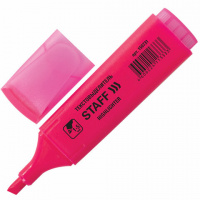 Текстовыделитель Staff розовый, 1-5мм, скошенный наконечник
